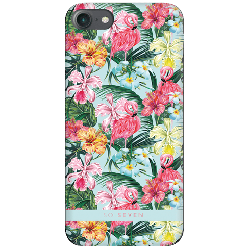 Apple iPhone X/XS чехол (Hawai Flamingo Cover) | Pink